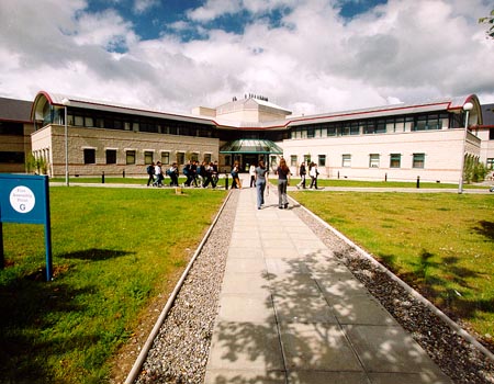 Science building, main entrance