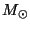 $M_{\odot }$